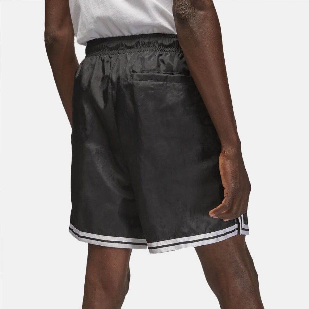 Jordan Vintage Rare Club Woven Track Shorts Nylon Shiny Black Large - Picture 3 of 11